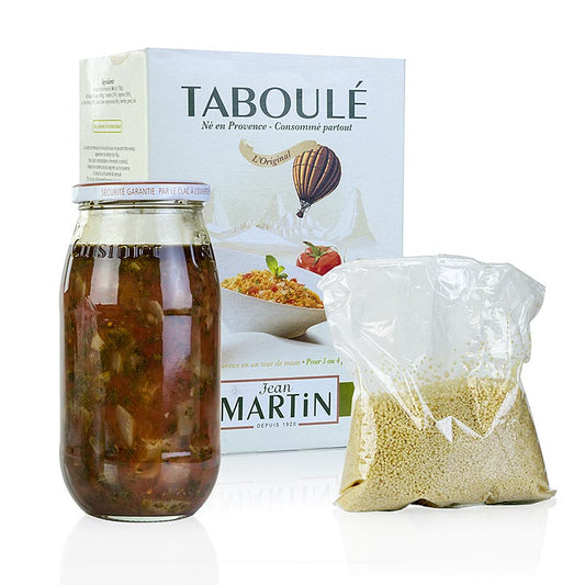 Taboulé ready mix, 1 glas sauce og 1 pose cous-cous, 630 g
