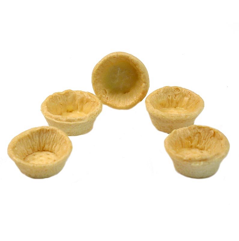 Snack-tarteletter, runde, ø 4,2 cm, lette, salte, 970 g, 160 stk.