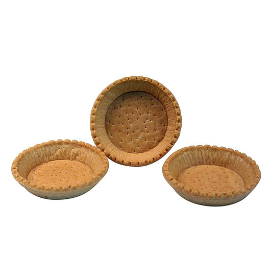 Snack-tarteletter, runde, ø 9 cm, lette, salte, 3,12 kg, 120 stk.