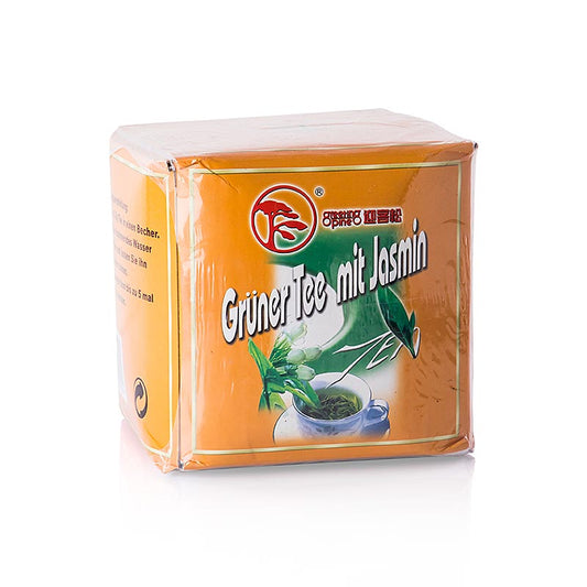 Grøn te med jasminblomster, løs, 1 kg