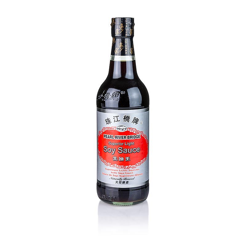 Sojasauce - Shoyu, Pearl River Bridge, lys, Kina, 500 ml