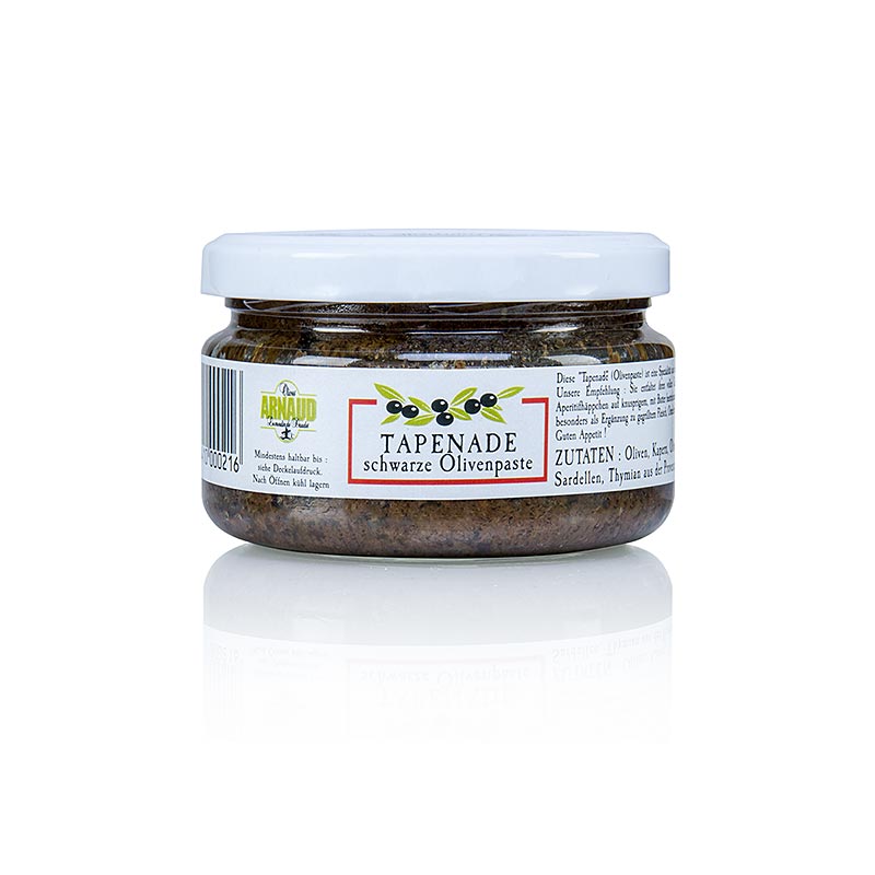 Olivenpasta - tapenade, sort, Arnaud, 200 g