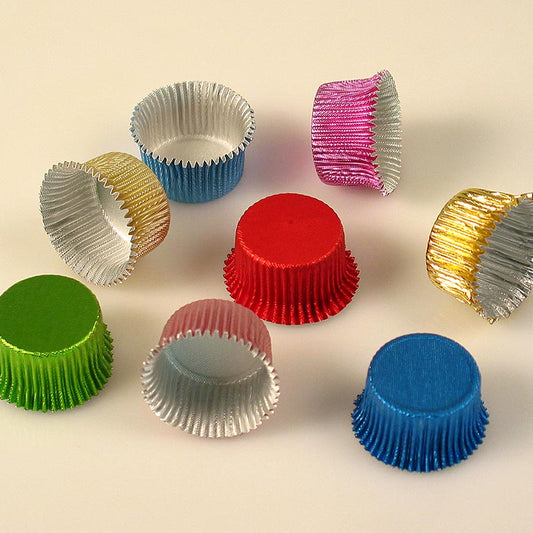 Aluminiumskapsler, farvede, ø 24 mm, 16 mm høje, 1.000 stk.