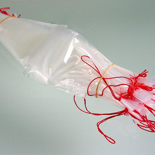 Plasthylster, ø ca. 5,7 cm, ca. 40 cm lang, 25 stk.