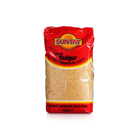 Bulgur, lys - afskallede og dampede hvedegryn, fine, 1 kg