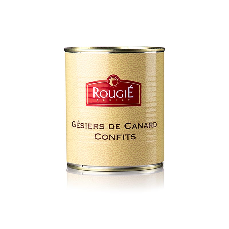 Andemaver confit, Gésiers de Canard - kærmaver, Rougie, 765 g