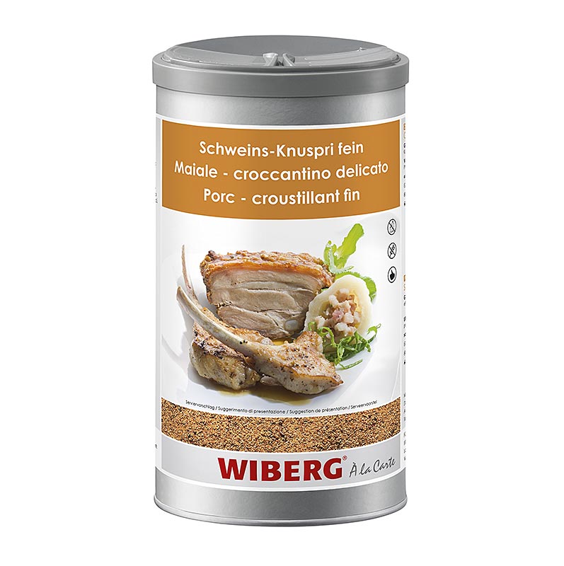 Wiberg Schweins-Knuspri, kryddersalt, fint, 1 kg