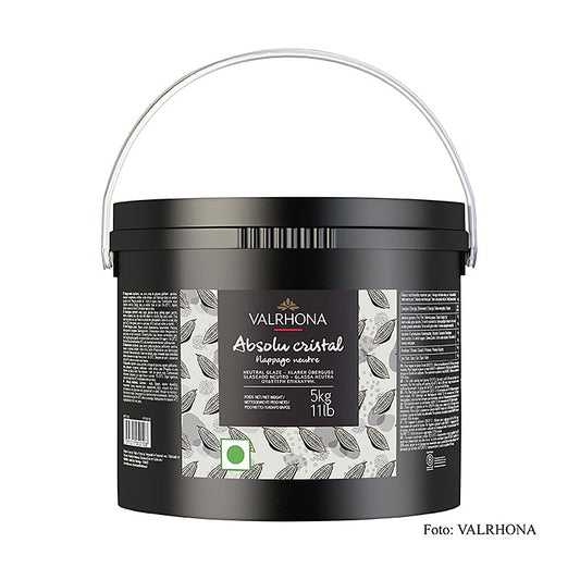 Valrhona Nappage - Absolu Cristal, neutral, klar støbning, 5 kg