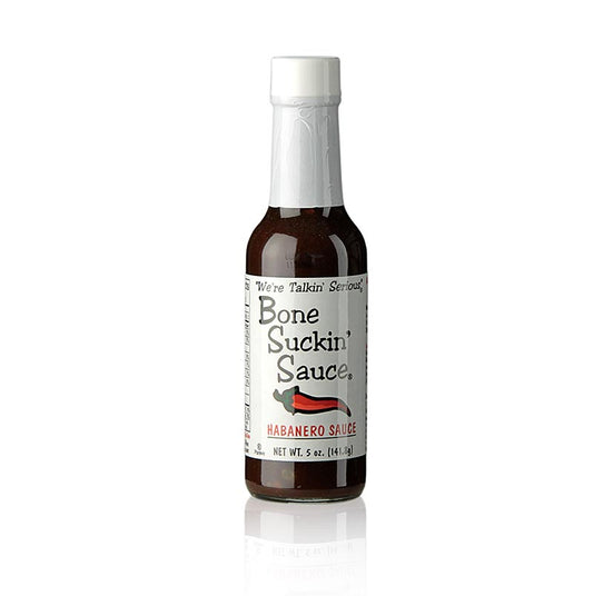 Bone Suckin' Sauce Habanero BBQ Sauce (Hiccuppin-Hot), Ford's Food, 147 ml