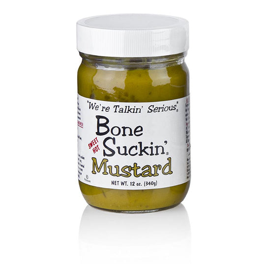 Bone Suckin' Mustard Sweet and Hot, BBQ-sennep, Ford's Food, 325 ml