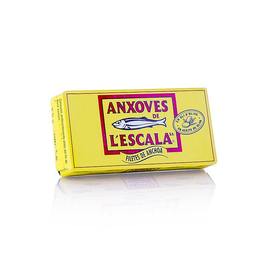 Ansjovisfileter i premiumkvalitet, i olivenolie, L´Escala, 50 g