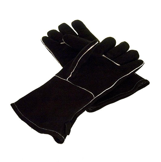 Outdoorchef-tilbehør - BBQ-læderhandsker, størrelse L, 2 stk.