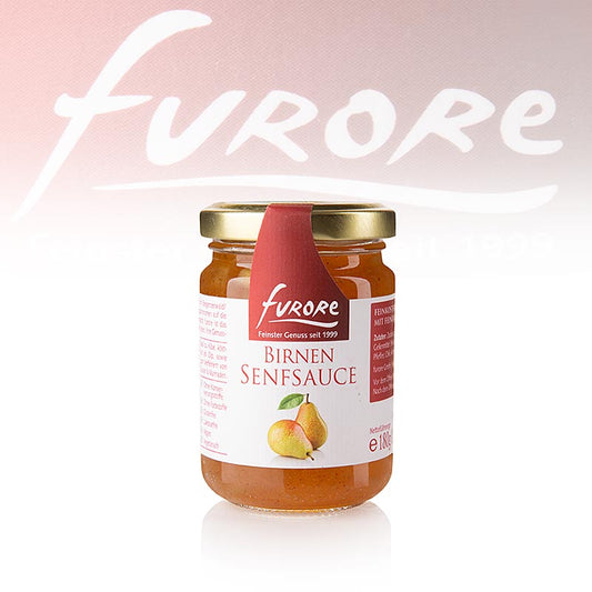 Furore - Pære- og sennepssauce, med stykker, 130 ml