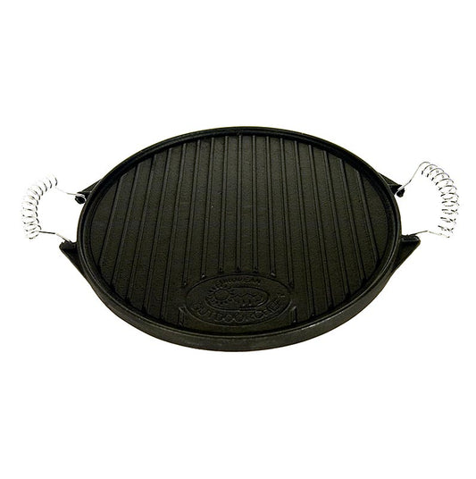 Tilbehør til outdoorchef- Støbejernsplade S, til City 420, 2 håndtag, ø 33 cm, 1 stk.
