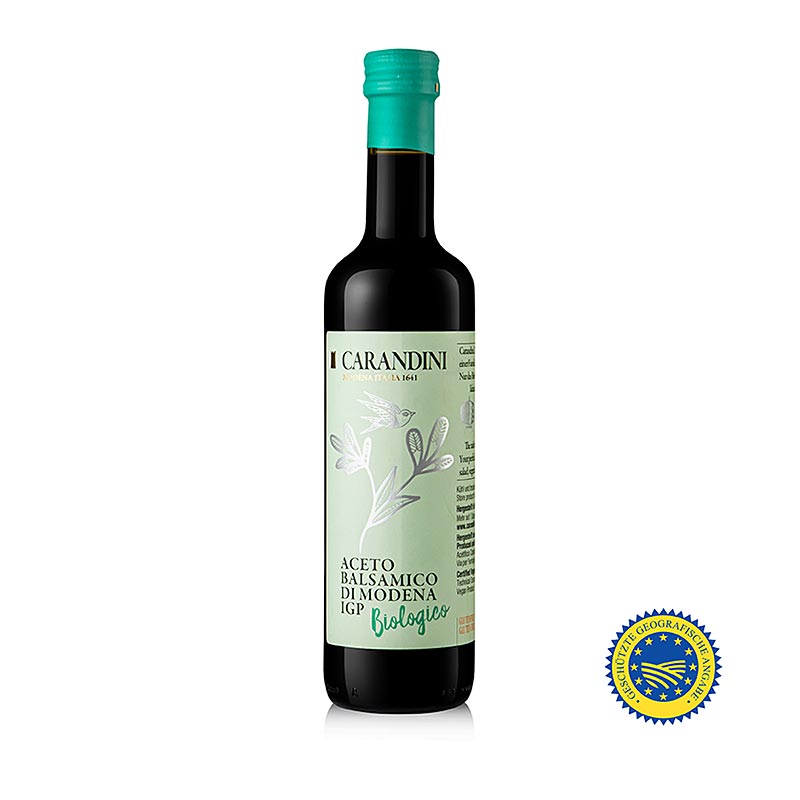 Carandini Aceto Balsamico di Modena Classico PGI, 9 måneder økologisk, 500 ml