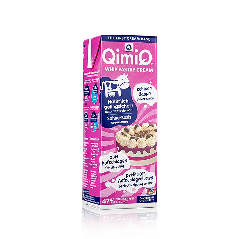QimiQ Whip natural, til piskning af søde og salte cremer, 19% fedt, 1 kg