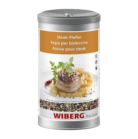 Wiberg bøfpeber, krydderiblanding, grov, 650 g