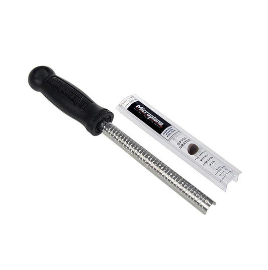 Premium Classic - pind, meget fint krydderi rivejern, håndtag sort/soft-touch, 1 stk.