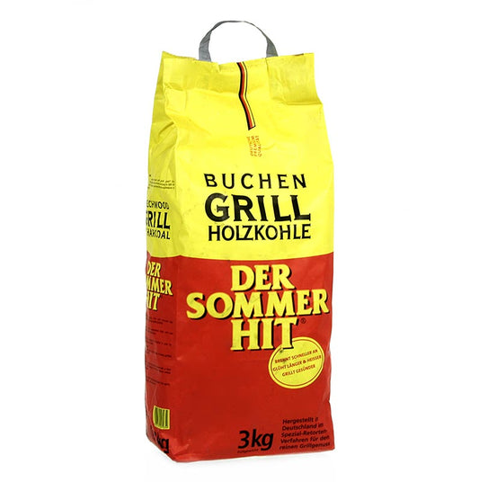 Grill BBQ - trækul, lavet af bøgetræ, 3 kg