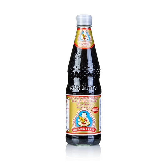 Sojasauce - Shoyu, Healthy Boy, mørk, med svampe, 700 ml