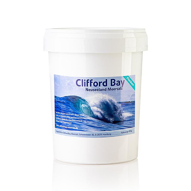 Clifford Bay, havsalt i flager, New Zealand, 400 g