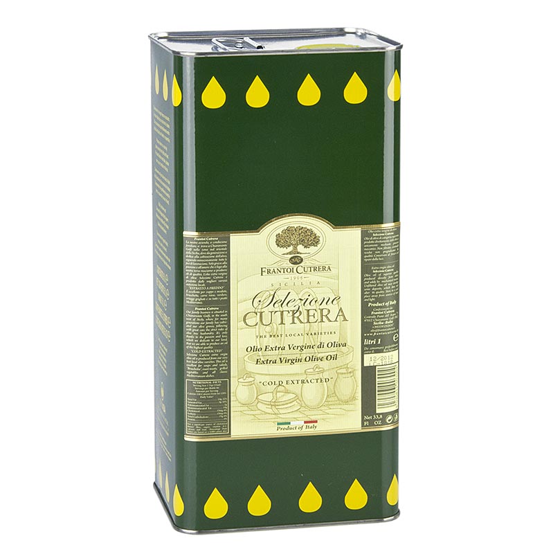 Ekstra jomfru olivenolie, Frantoi Cutrera "Selezione Cutrera", intensiv, 5 liter