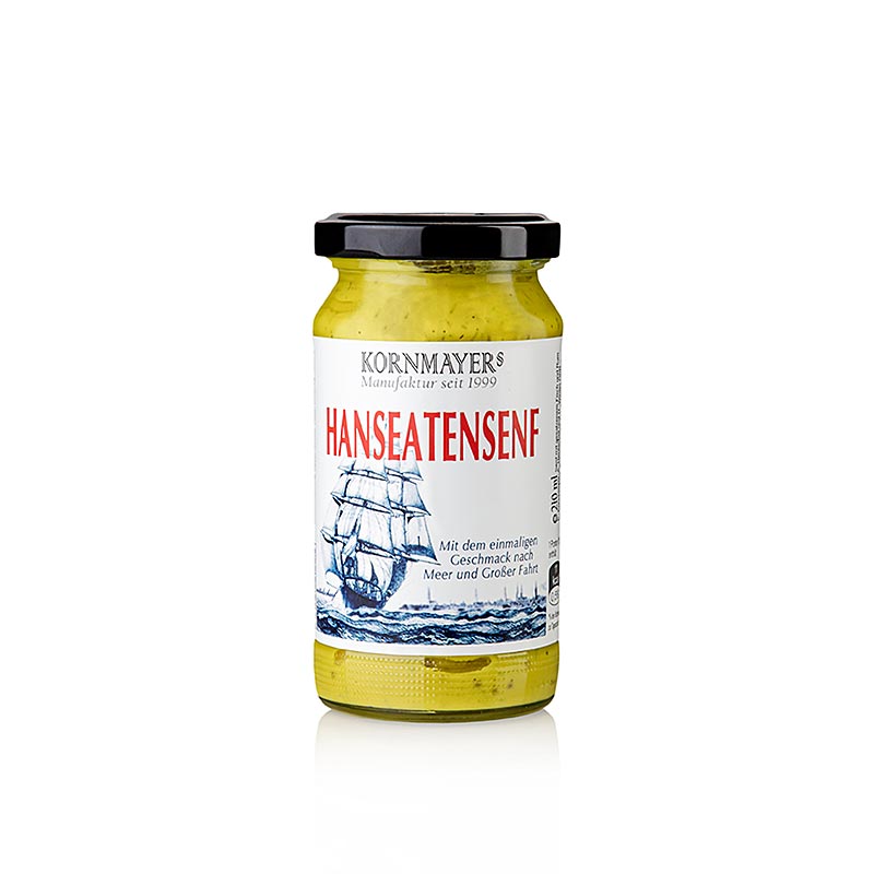 Kornmayer - Hanseatisk sennep, med ansjosfileter og rom, 210 ml