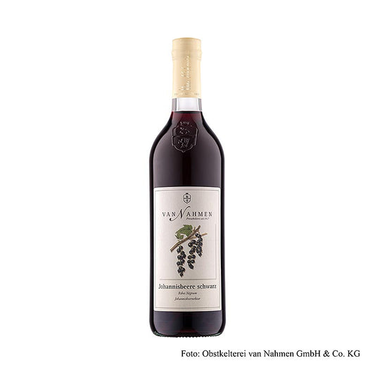 van Nahmen - Sort ribsnektar, 35 % friskpresset saft, 750 ml