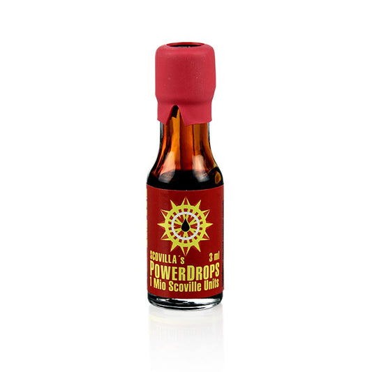 Scovilla, Power Drops, med doseringspind, 1 million Scoville, 3 ml