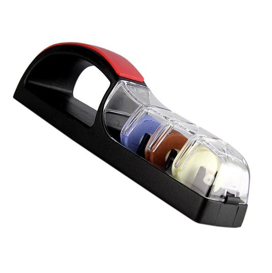 Mino Sharp Universal knivsliber/keramisk sten Plus 3, rød-sort, 550/BR, 1 stk.