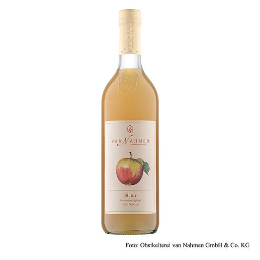 Elstar æblejuice, 100 % direkte juice, van Nahmen, økologisk, 750 ml