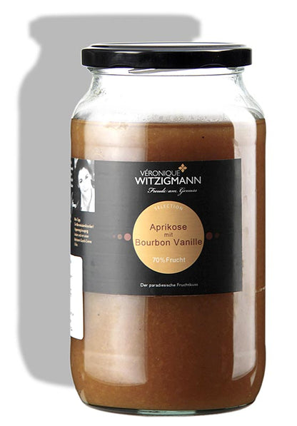 Abrikos med bourbonvanilje - frugtsmør, 1 kg