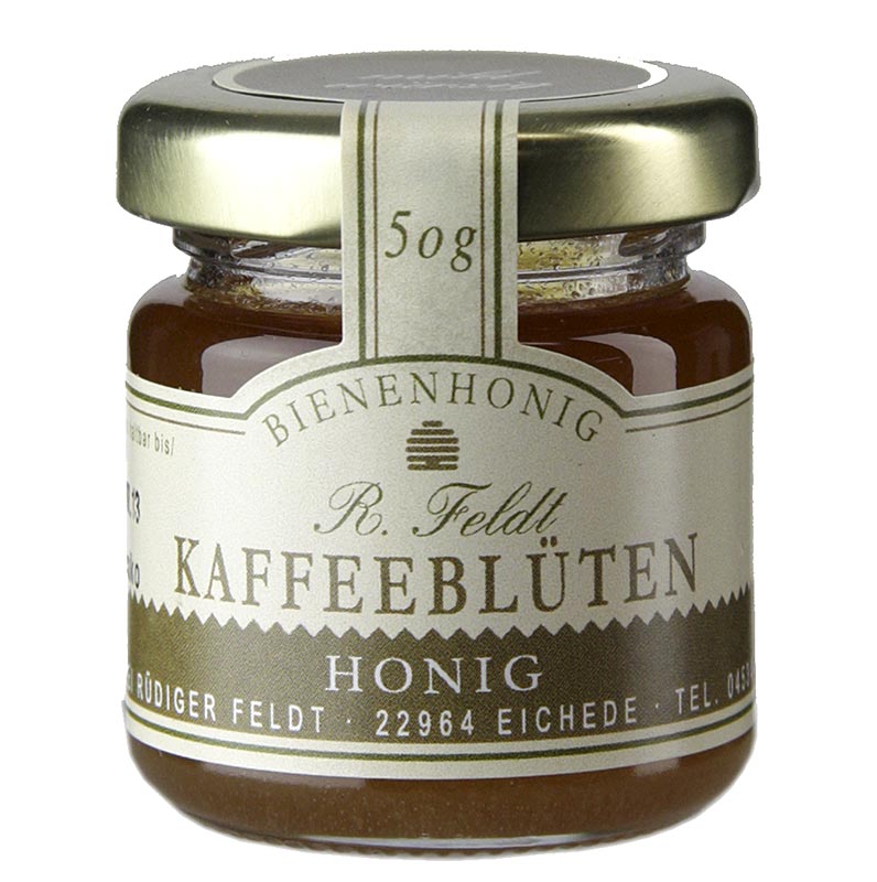 Kaffeblomsthonning, Mexico, mørk, cremet, mildt aromatisk, portionskrukke, 50 g