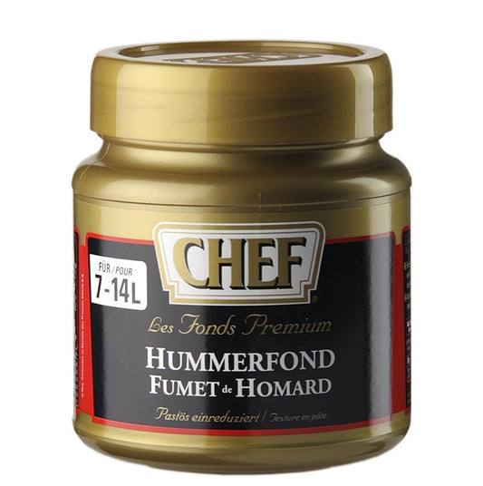 CHEF Premium Koncentrat - Hummerfond, let pastaagtig, orangerød, til 7-14 liter, 560 g