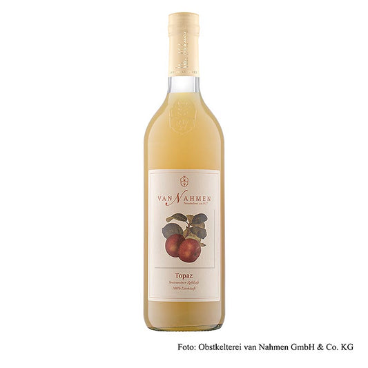 Topaz æblejuice (100 % direkte juice) 750 ml, Van Nahmen, økologisk, 750 ml