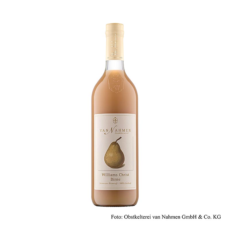 van Nahmen - Williams Christ pæresaft, 100% direkte saft, 750 ml