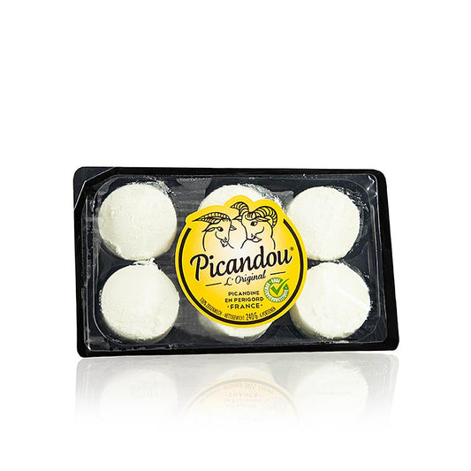 Picandou frisk gedeost i bøtter, 240 g, 6 x 40 g