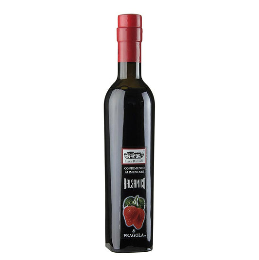 Aceto balsamico-krydderi med jordbær, 6% syre, Casa Rinaldi, 250 ml