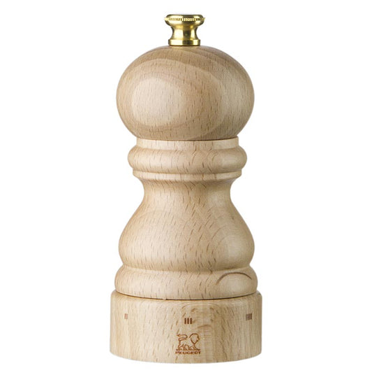 Peugeot saltkværn PARIS U´SELECT, 12 cm høj, justerbar, naturbøg, 1 stk