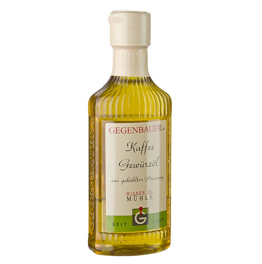 Kaffekrydderiolie, med solsikkefrøolie, 250 ml
