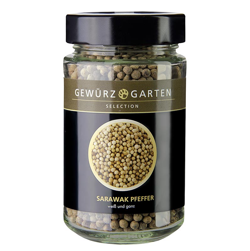 Gewürzgarten Sarawak-peber, hvid, hel, 150 g