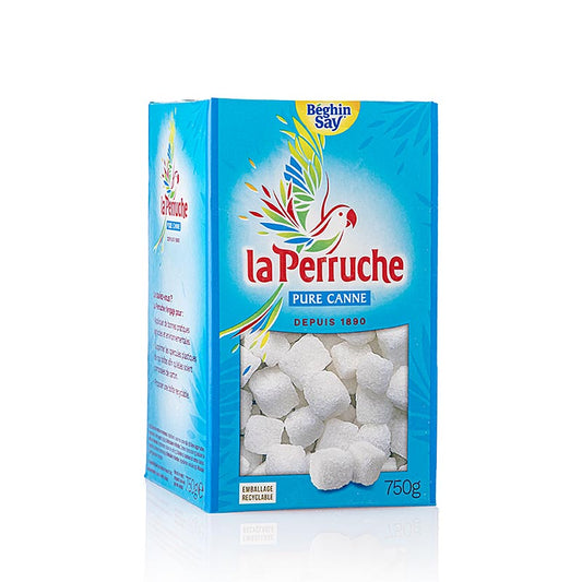 Rørsukker, hvidt, i tern, La Perruche, 750 g