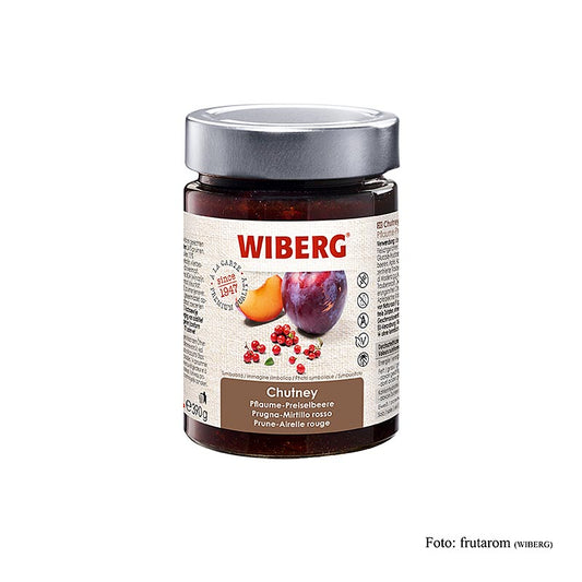 WIBERG Blomme- og tranebærchutney, 390 g