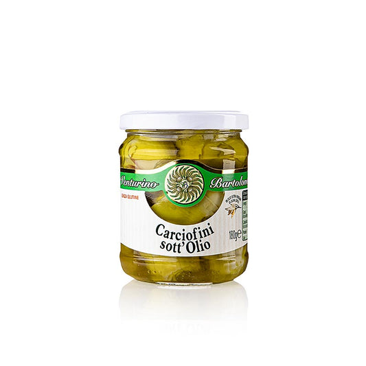 Syltede artiskokker - Carciofini sott'olio, i olivenolie, Venturino, 180 g