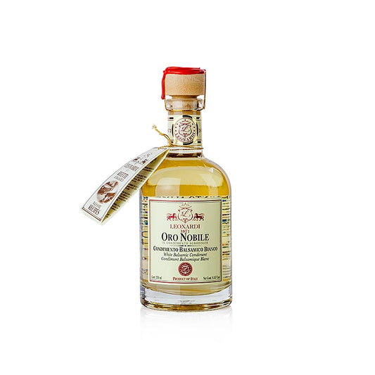 Balsamico Bianco "Oro Nobile", 4 år, egetræsfad, Leonardi, 250 ml