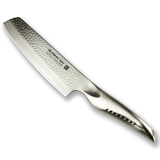 Global SAI-M06 skrællekniv, hammerslagsdesign, 15 cm, 1 stk.