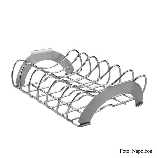 Napoleon grilltilbehør - Holder til spareribs, rustfrit stål, 1 stk.