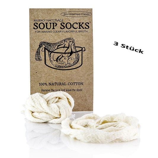 The Original Soup Socks, 100 % naturlig bomuld, 3 stk.