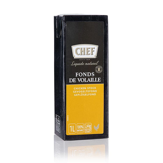 Chef Fond Fjerkræfond, flydende, klar til tilberedning, 1 liter, Tetra Pak (Nestle), 1 liter