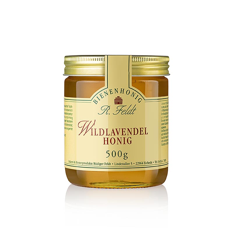 Vild lavendelhonning, Middelhavsområdet, flydende, klar, ikke sød, 500 g